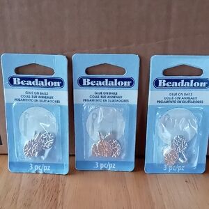 New Beadalon Glue on Bails